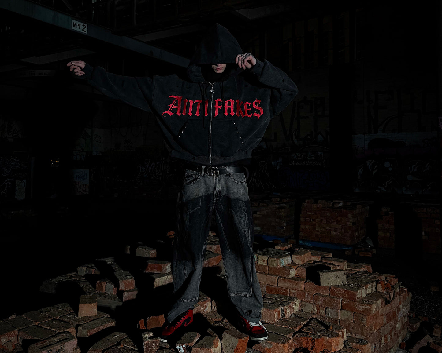 “ANARCHY" HOODIE BY ANTIFAKE$