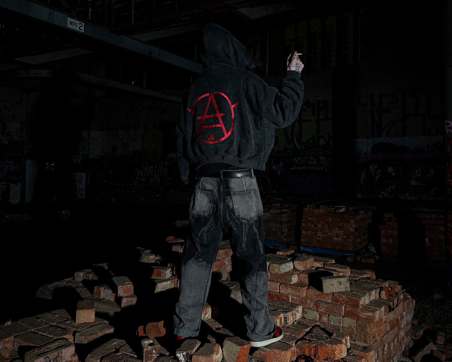 “ANARCHY" HOODIE BY ANTIFAKE$